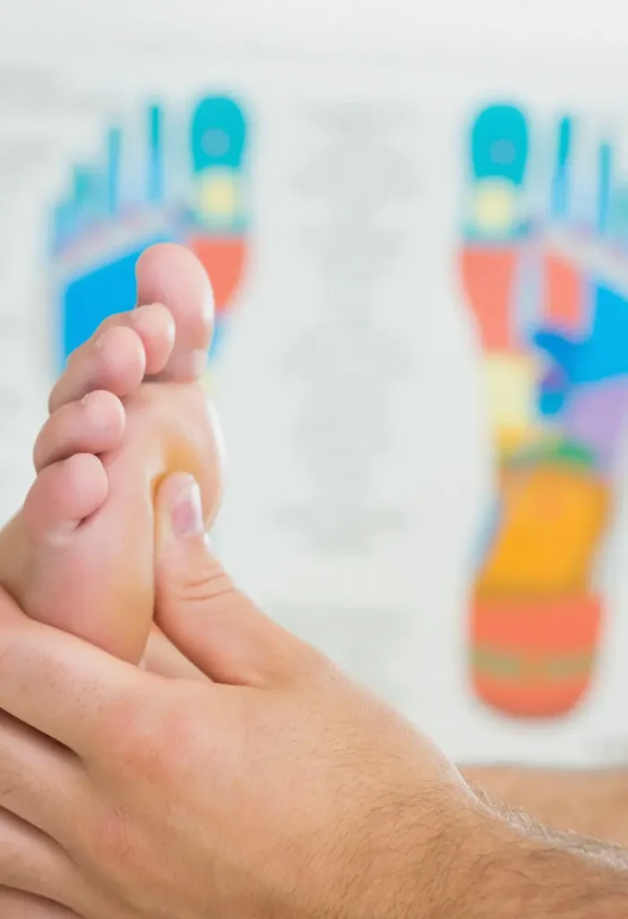 reflexologie point a travailler